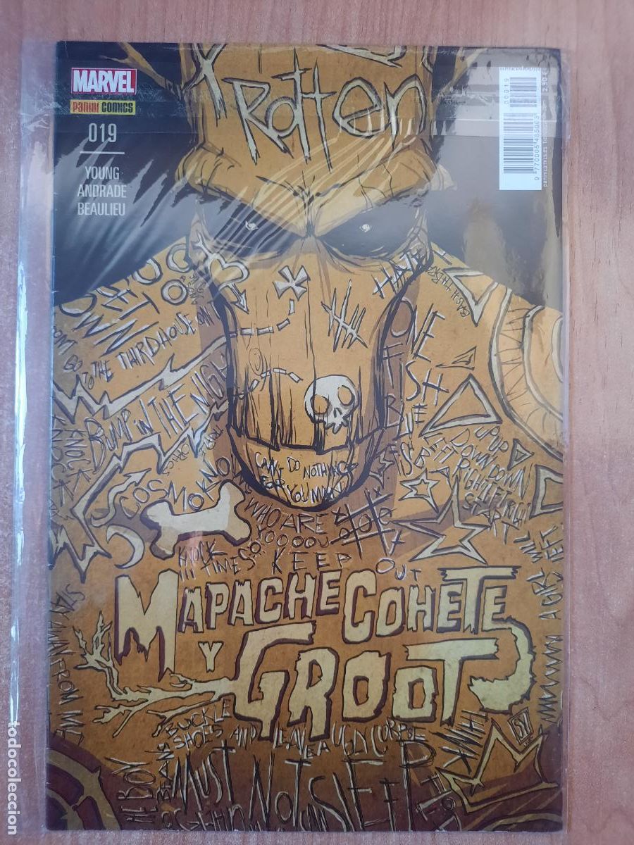 C&oacute;mics: MAPACHE COHETE Y GROOT N&ordm; 19 - ED. PANINI