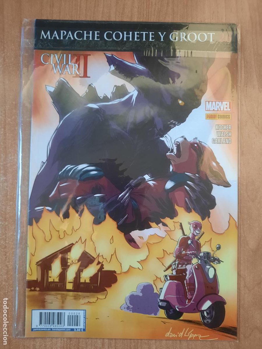 C&oacute;mics: MAPACHE COHETE Y GROOT N&ordm; 26 - ED. PANINI - Foto 1