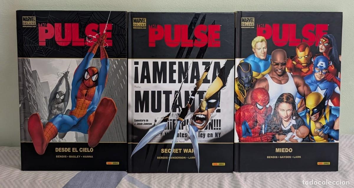 C&oacute;mics: Colecci&oacute;n Completa The Pulse (3 Tomos) - Marvel Deluxe (Bendis / Bagley / Gaydos)
