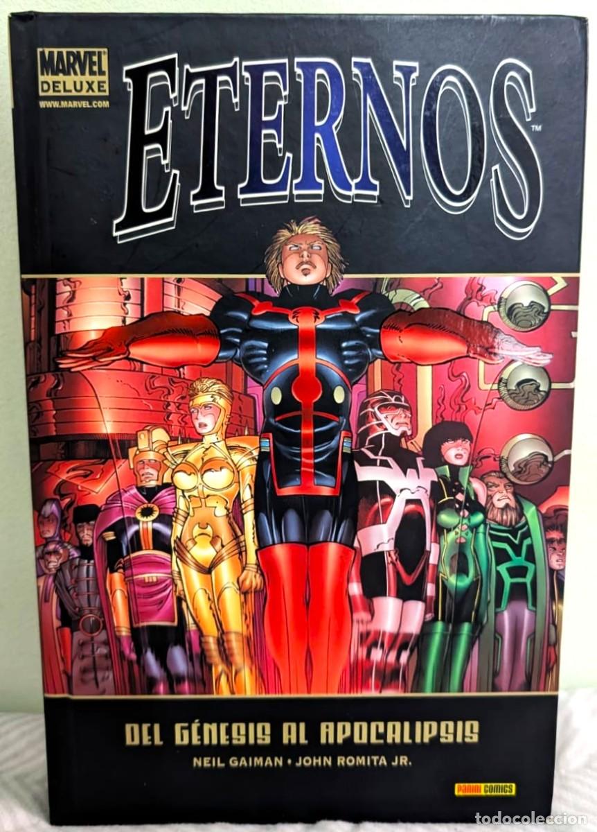 C&oacute;mics: Eternos: Del G&eacute;nesis al Apocalipsis - Marvel Deluxe (Neil Gaiman / Romita Jr.)