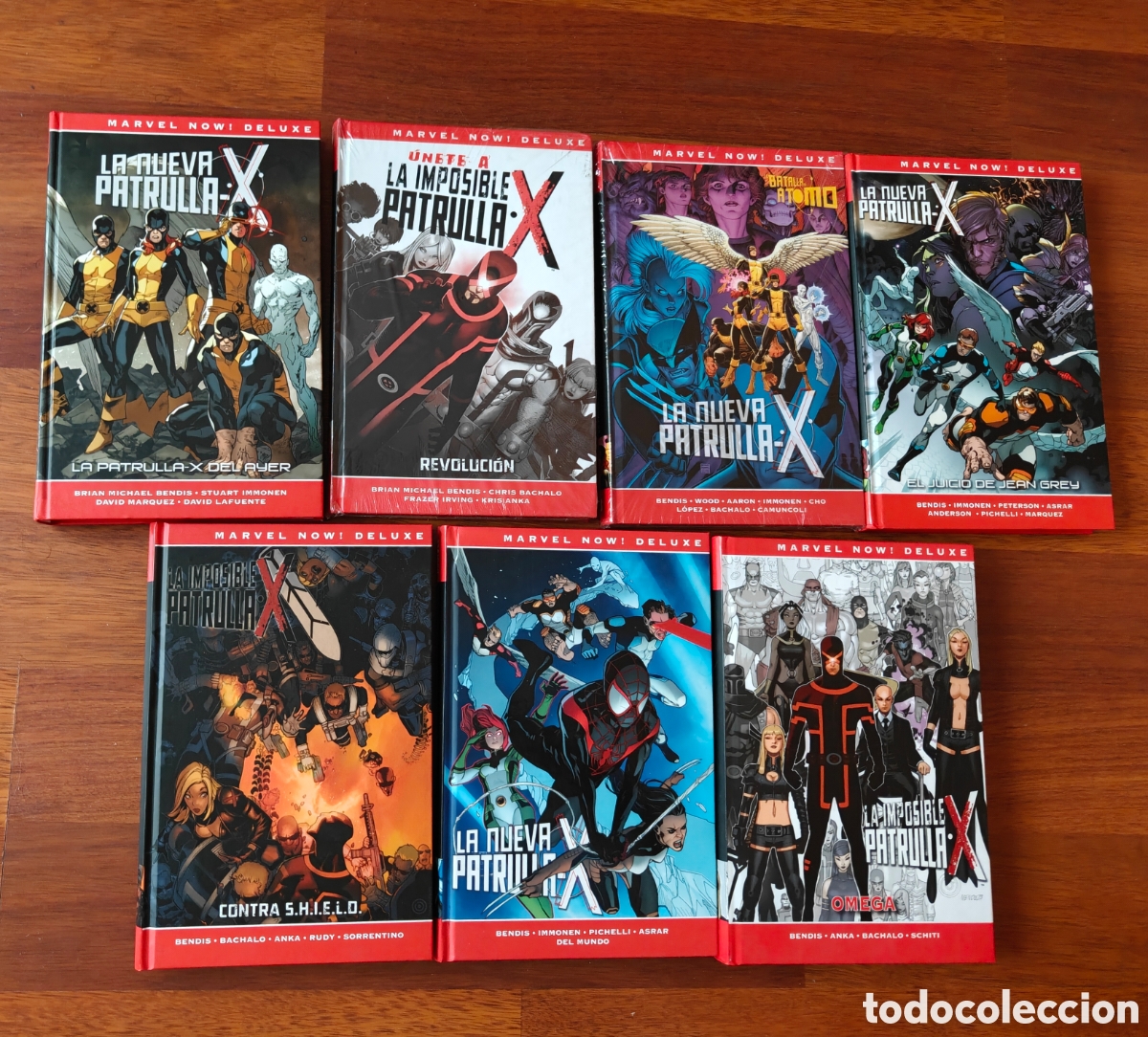 C&oacute;mics: Precintado. Marvel now! Deluxe Patrulla X de Brian Michael Bendis completa. Ayer Revoluci&oacute;n &Aacute;tomo.