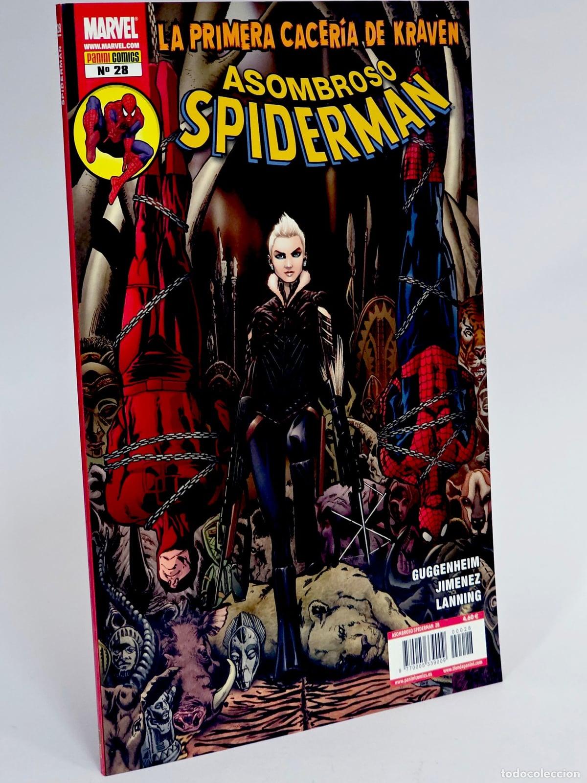 C&oacute;mics: C&Oacute;MIC ASOMBROSO SPIDERMAN 28 LA PRIMERA CACER&Iacute;A DE KRAVEN VOL.7 PANINI MARVEL VOLUMEN DE KIOSCO