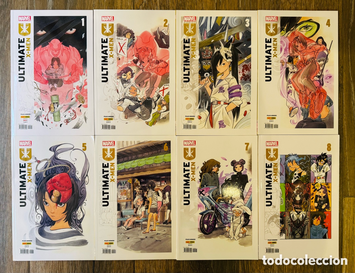 C&oacute;mics: Ultimate X-Men 1 2 3 4 5 6 7 8. Colecci&oacute;n Completa (Grapas con lomo) Peach Momoko - Panini Marvel