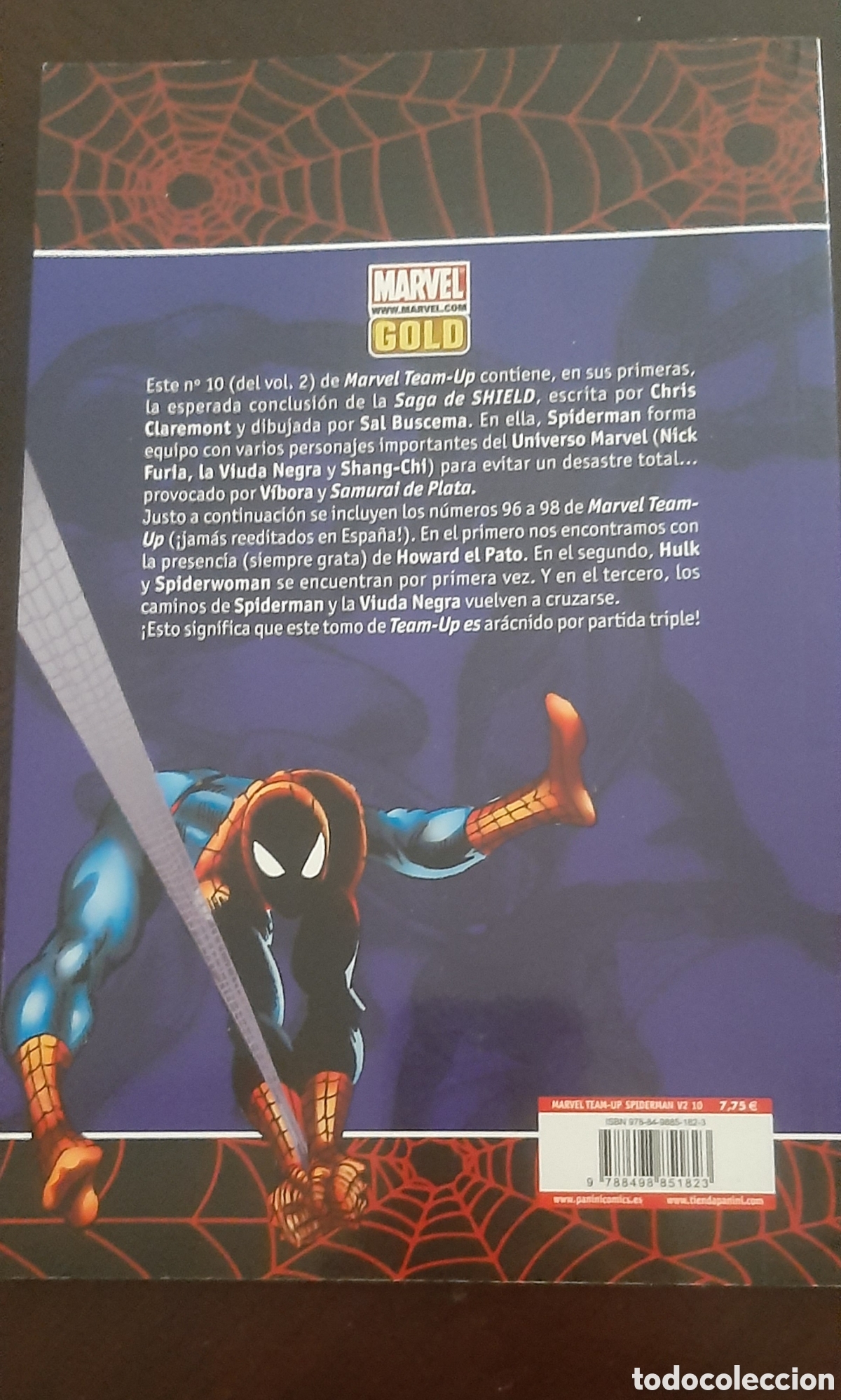 C&oacute;mics: Comic Marvel Team Up Spiderman n&deg; 10 Marvel Gold - Foto 2