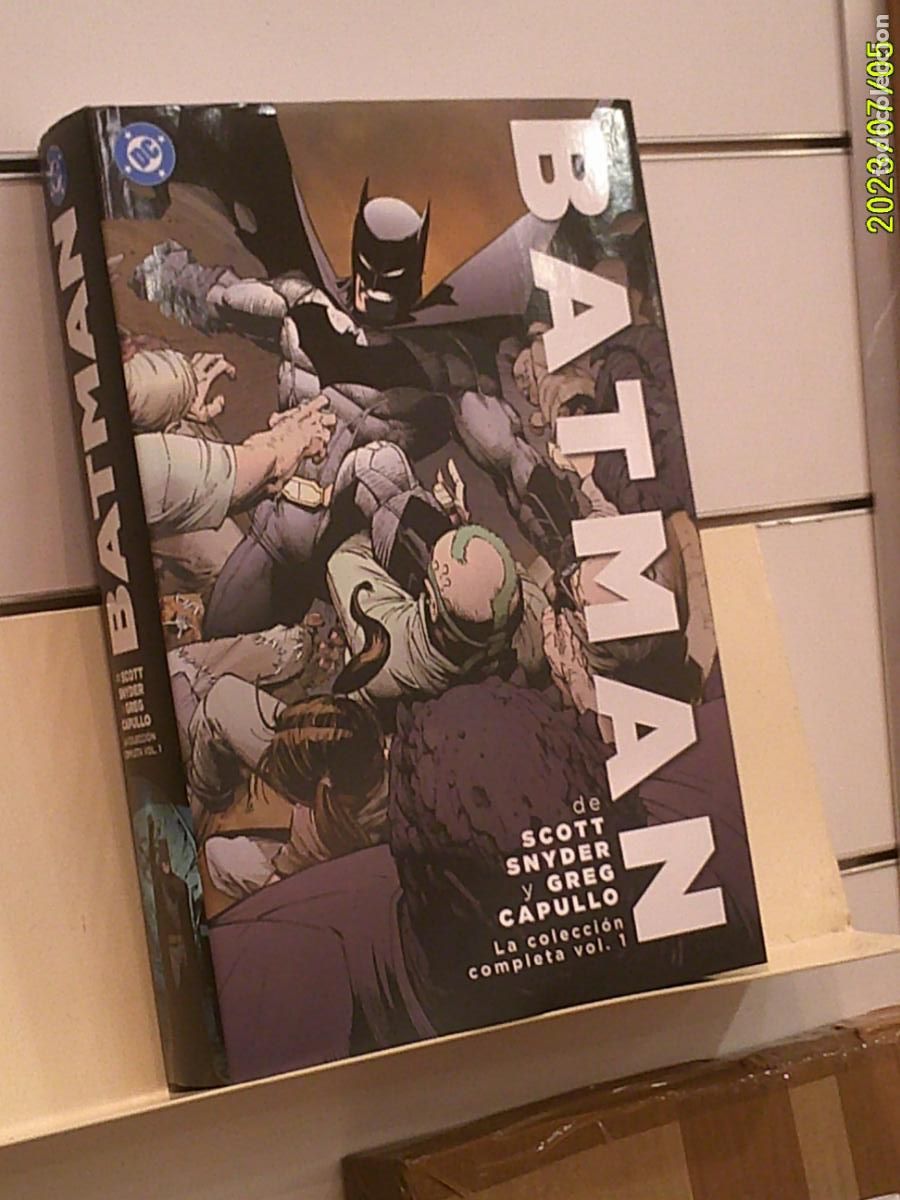 C&oacute;mics: BATMAN LA COLECCION COMPLETA VOL. 1 DE SCOTT SNYDER Y GREG CAPULLO TAPA DURA DC - PANINI