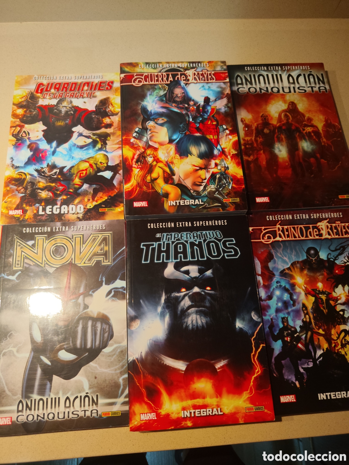 C&oacute;mics: Marvel colecci&oacute;n extra superheroes aniquilacion 6 tomos