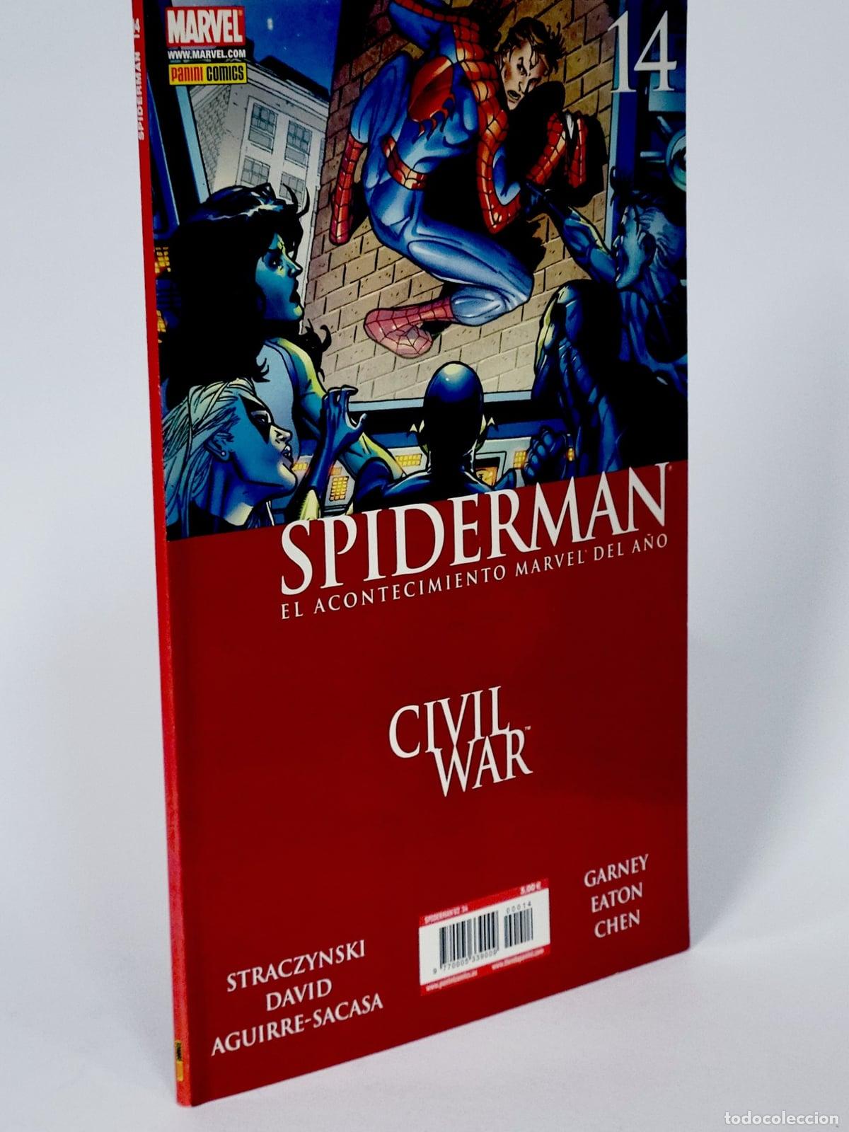 C&oacute;mics: C&Oacute;MIC SPIDERMAN 14 CIVIL WAR (VOL.7) VOL.2 PANINI MARVEL VOLUMEN SPIDER-MAN DE KIOSCO