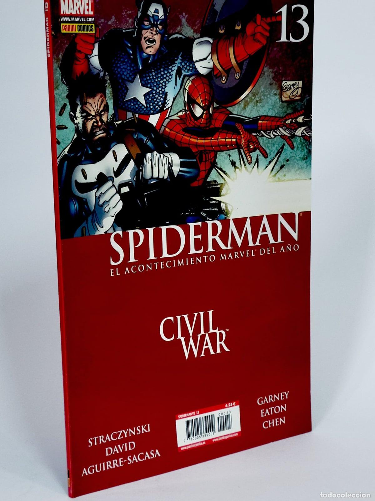 C&oacute;mics: C&Oacute;MIC SPIDERMAN 13 CIVIL WAR (VOL. 7) VOL.2 PANINI MARVEL VOLUMEN SPIDER-MAN DE KIOSCO
