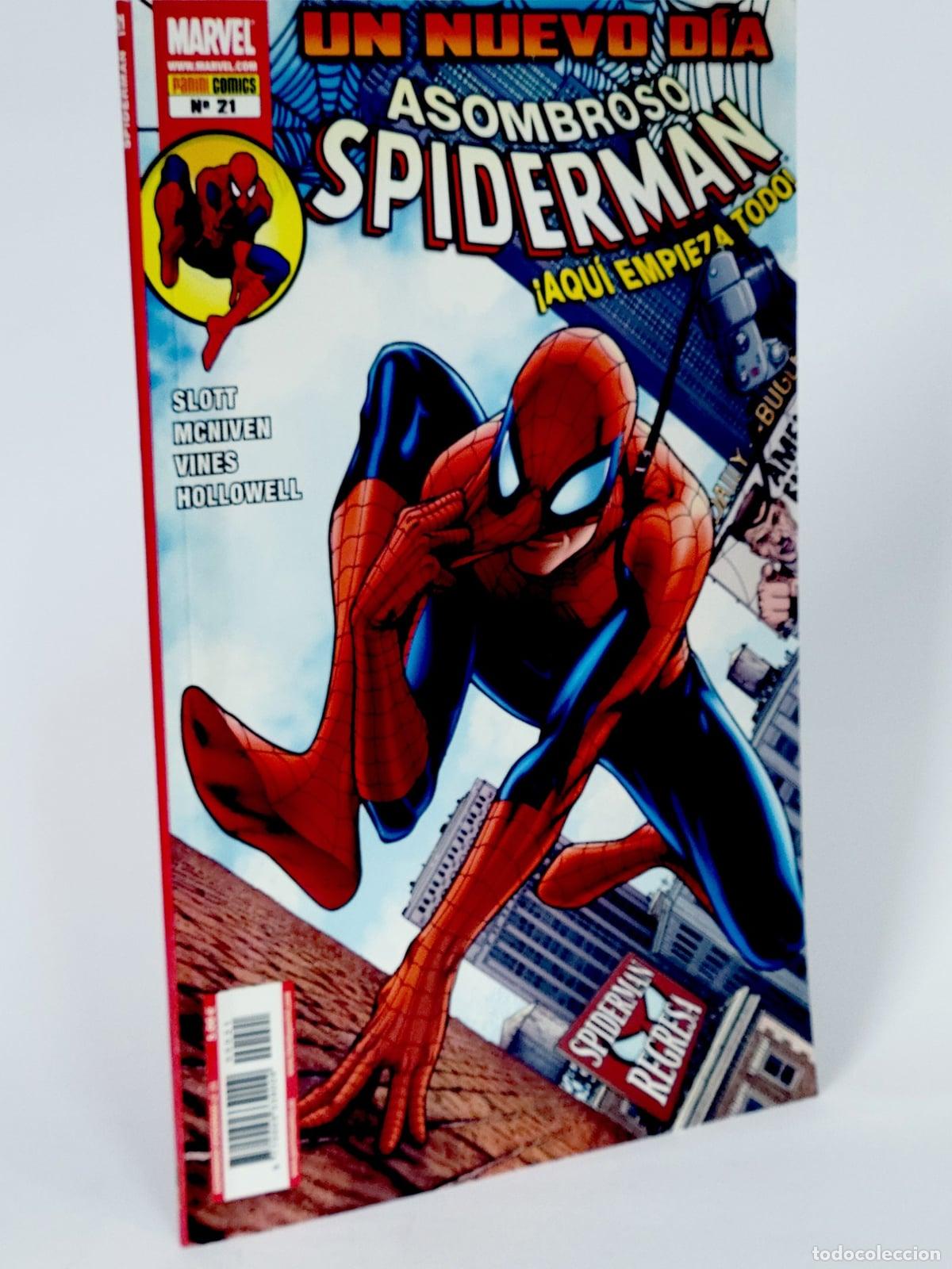 C&oacute;mics: C&Oacute;MIC ASOMBROSO SPIDERMAN 21 UN NUEVO D&Iacute;A (VOL.7) VOL.2 PANINI MARVEL VOLUMEN SPIDER-MAN DE KIOSCO