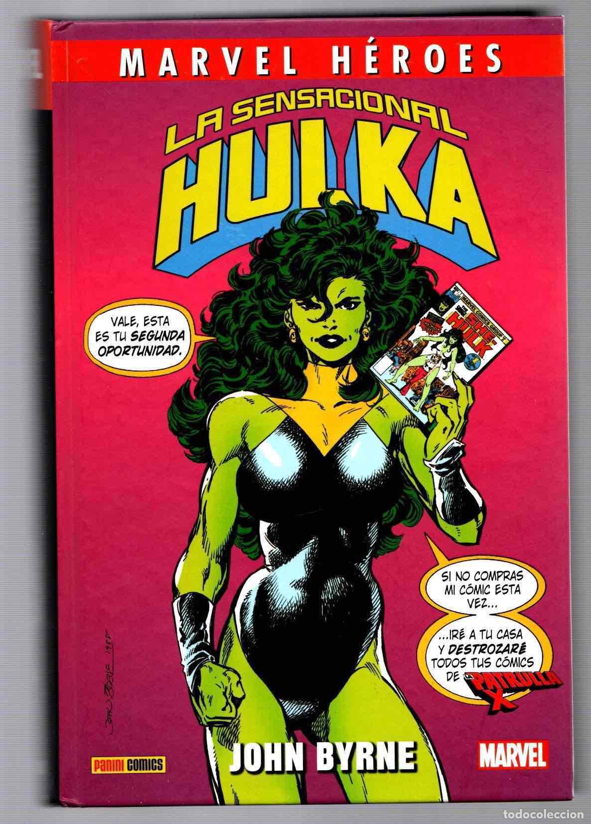 C&oacute;mics: MARVEL HEROES LA SENSACIONAL HULKA. JOHN BYRNE. PANINI 2016