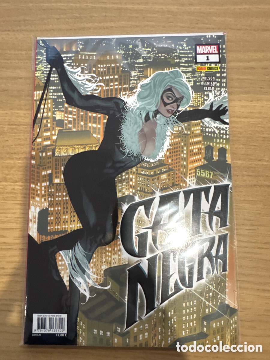 C&oacute;mics: Gata Negra 1 (grapa con lomo) Wilson, Melnikov, Reber - Panini / Marvel