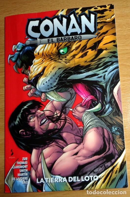Comics: C&Oacute;MIC CONAN EL B&Aacute;RBARO LA TIERRA DEL LOTO PANINI C&Oacute;MICS COLECCI&Oacute;N MARVEL PREMIERE TOMO 4 BUEN ESTADO