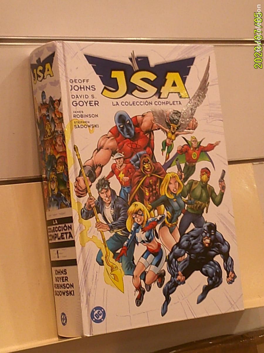 C&oacute;mics: JSA LA COLECCION COMPLETA VOL. 1 GEOFF JOHNS TOMO TAPA DURA DC - PANINI