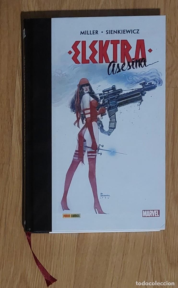 C&oacute;mics: ELEKTRA ASESINA - FRANK MILLER / BILL SIENKIEWICZ - EDICI&Oacute;N DE LUJO - CARTON&Eacute; CON LOMO DE CUERO