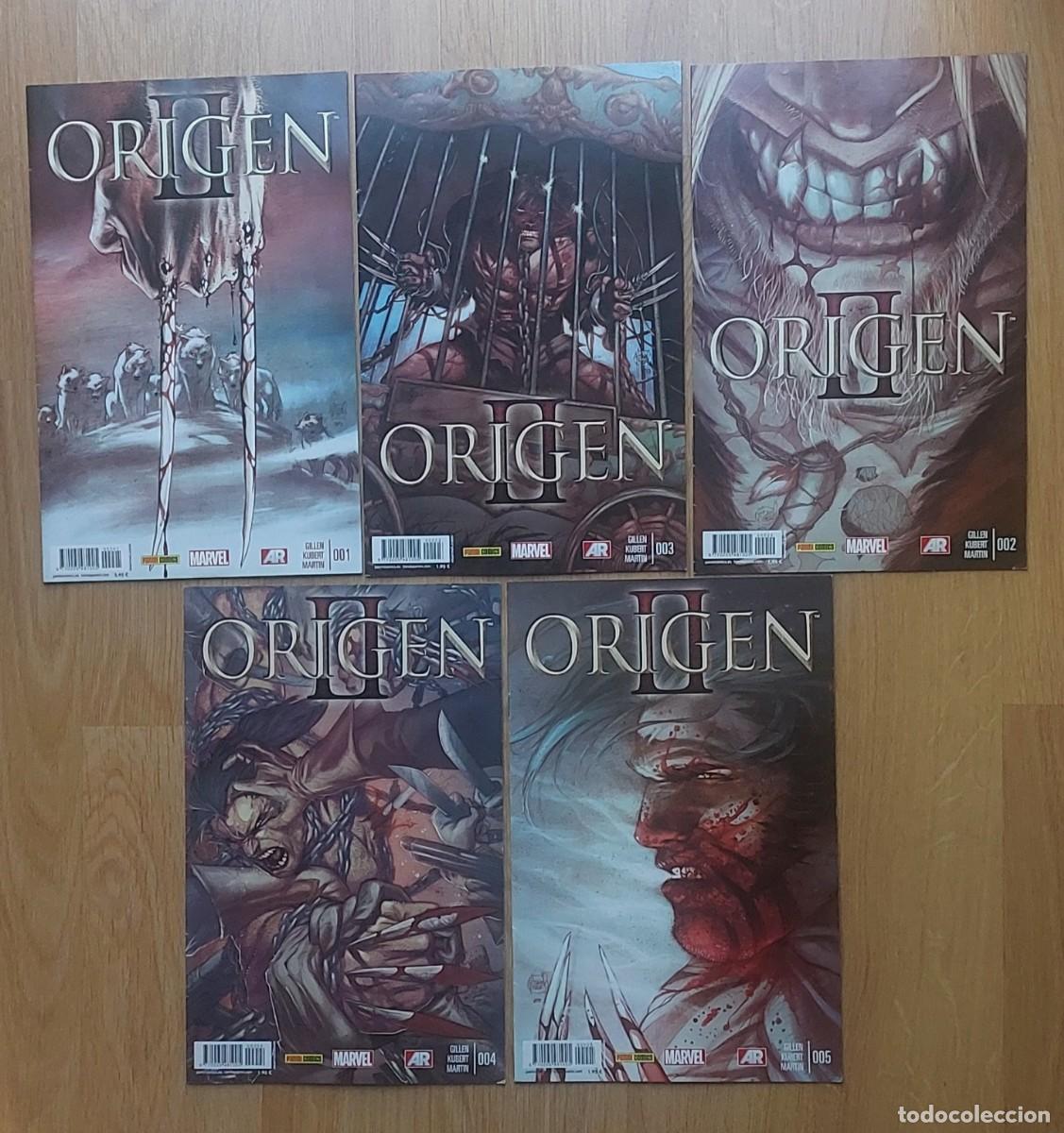C&oacute;mics: LOBEZNO ORIGEN II : COMPLETO 5 EJEMPLARES - PANINI COMICS - 1&ordf; EDICI&Oacute;N EN GRAPA 2014- ADAM KUBERT