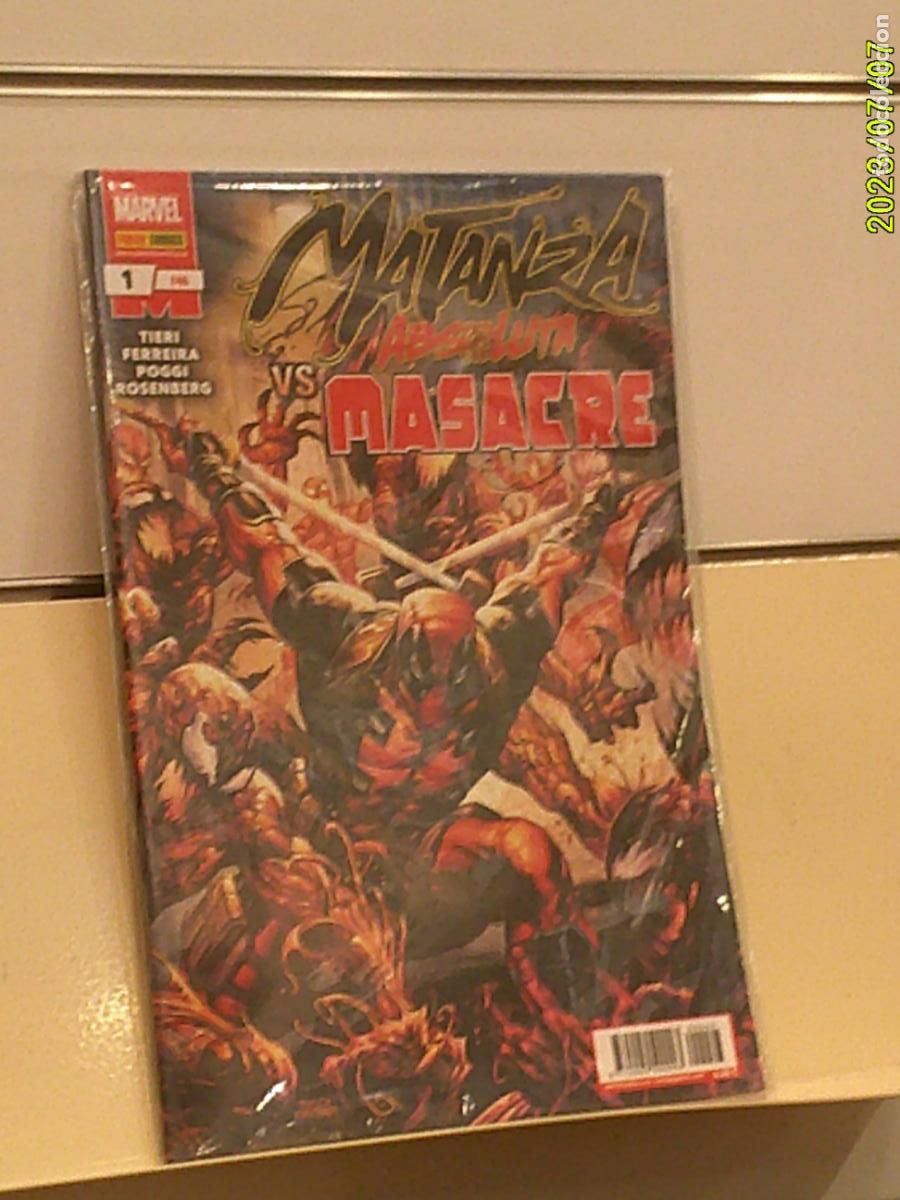 C&oacute;mics: MASACRE N&ordm; 1-46 MATANZA ABSOLUTA VS. MASACRE MARVEL - PANINI