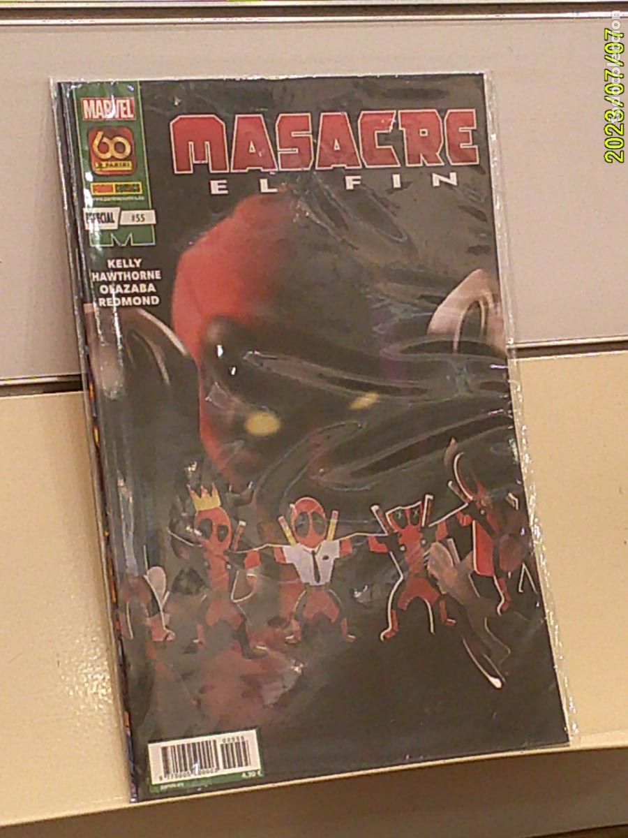 C&oacute;mics: MASACRE N&ordm; 55 ESPECIAL EL FIN MARVEL - PANINI - Foto 1