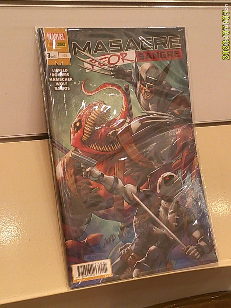C&oacute;mics: MASACRE N&ordm; 65 PEOR SANGRE 3 DE 3 MARVEL - PANINI