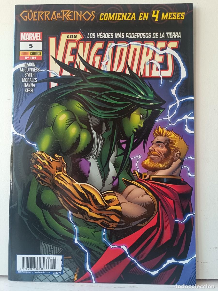 C&oacute;mics: LOS VENGADORES LOS HEROES MAS PODEROSOS DE LA TIERRA NUMERO 5 PANINI MUY BUEN ESTADO