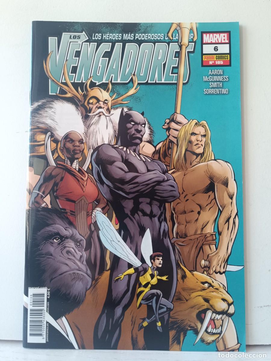 C&oacute;mics: LOS VENGADORES LOS HEROES MAS PODEROSOS DE LA TIERRA NUMERO 6 PANINI MUY BUEN ESTADO