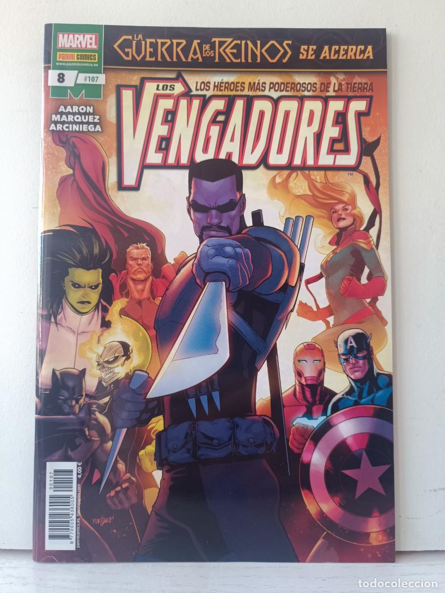 C&oacute;mics: LOS VENGADORES LOS HEROES MAS PODEROSOS DE LA TIERRA NUMERO 8 PANINI MUY BUEN ESTADO