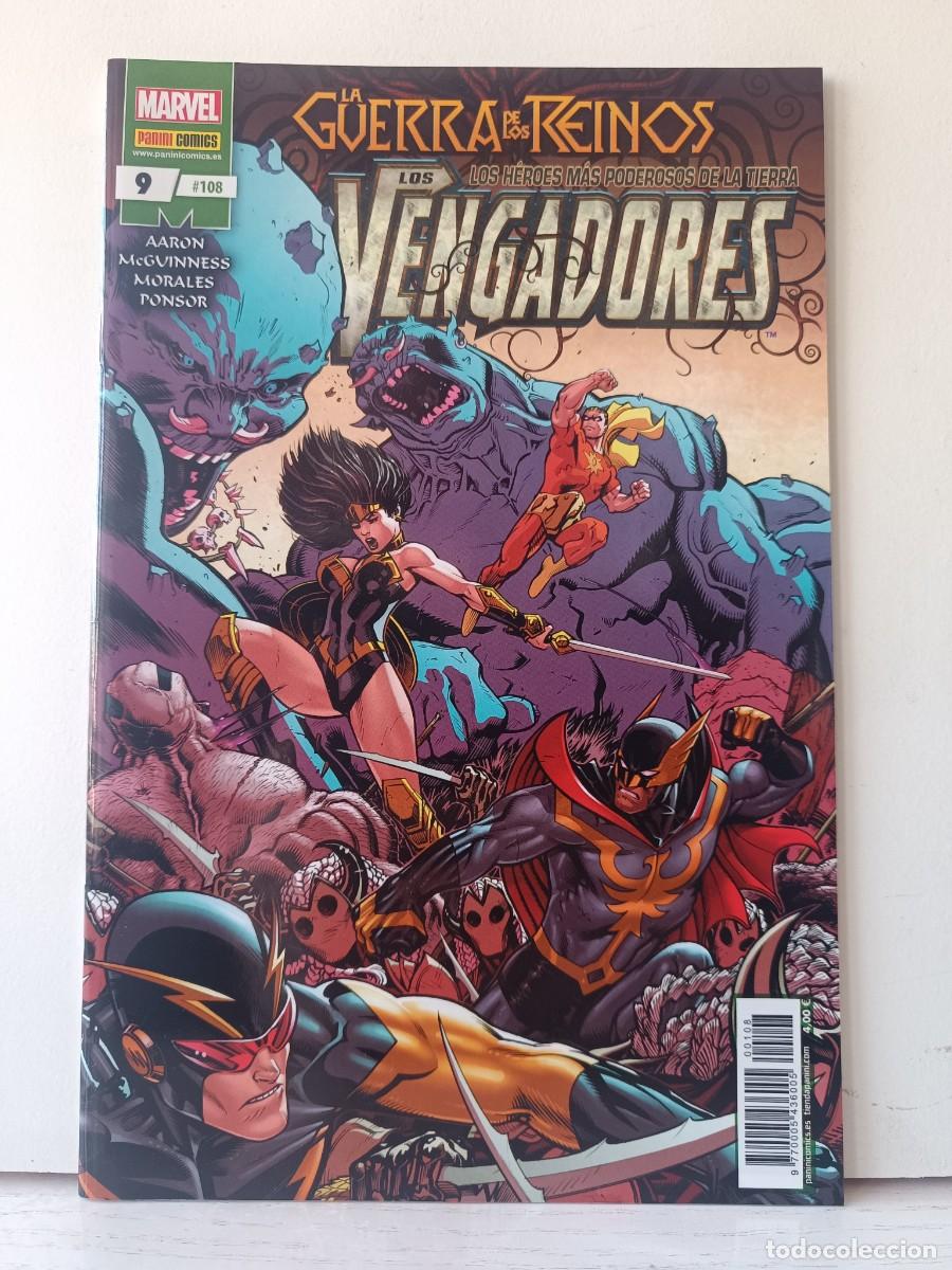 C&oacute;mics: LOS VENGADORES LOS HEROES MAS PODEROSOS DE LA TIERRA NUMERO 9 PANINI MUY BUEN ESTADO