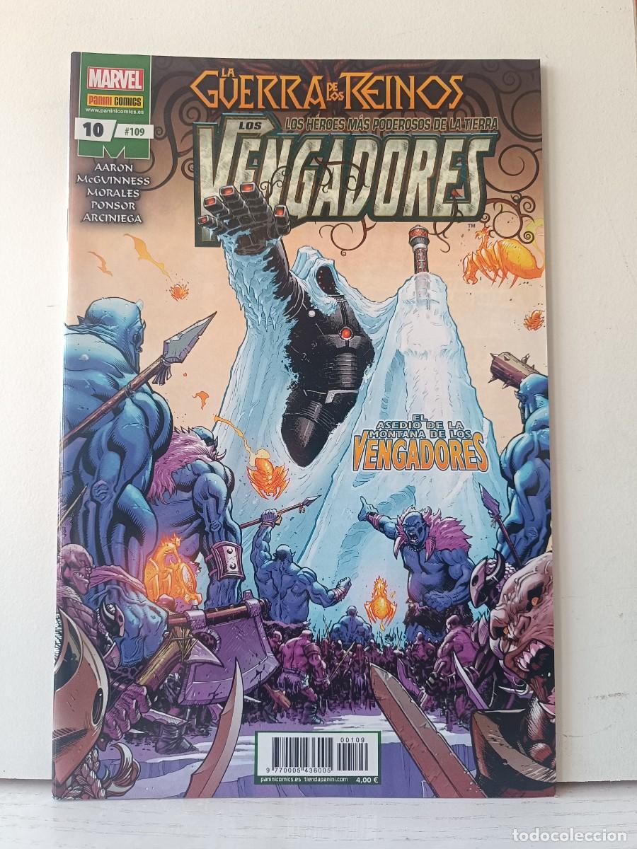 C&oacute;mics: LOS VENGADORES LOS HEROES MAS PODEROSOS DE LA TIERRA NUMERO 10 PANINI MUY BUEN ESTADO