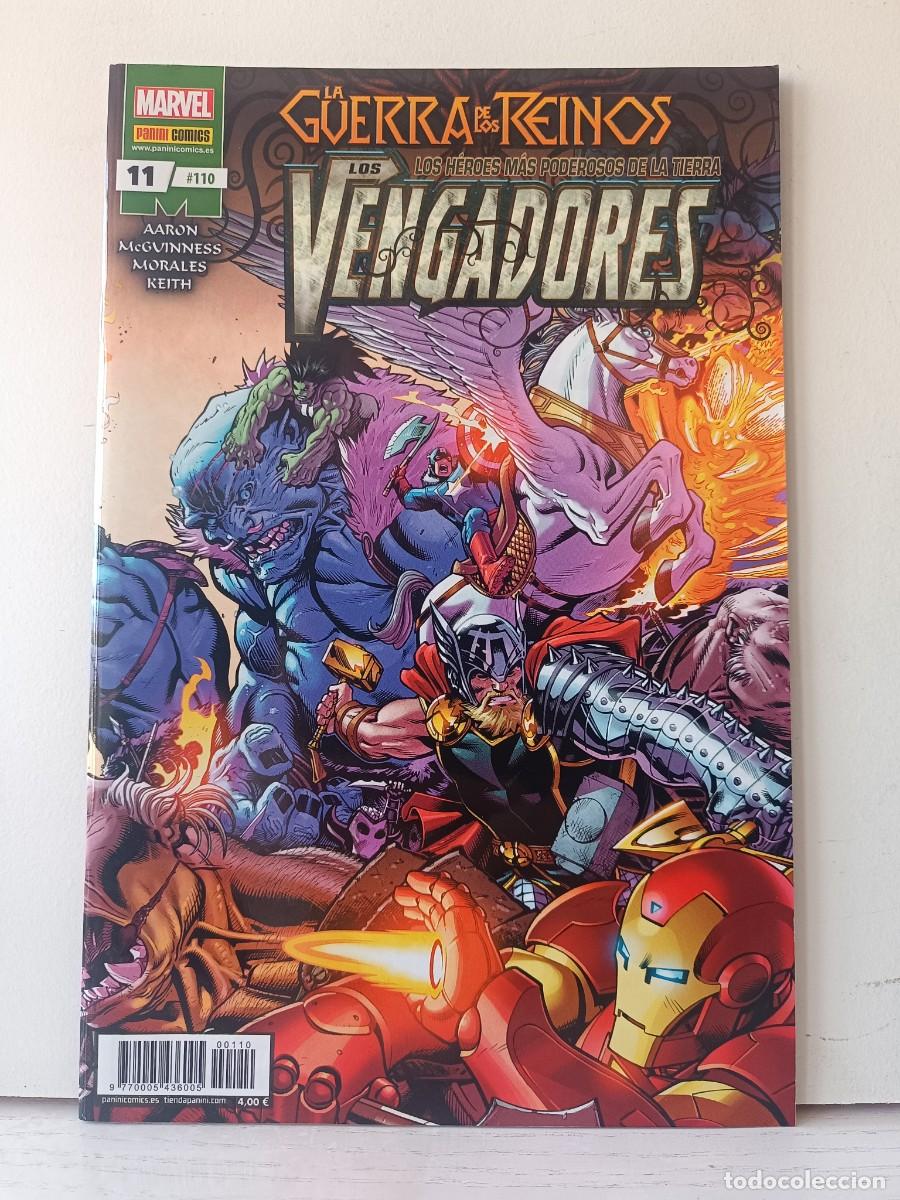 C&oacute;mics: LOS VENGADORES LOS HEROES MAS PODEROSOS DE LA TIERRA NUMERO 11 PANINI MUY BUEN ESTADO