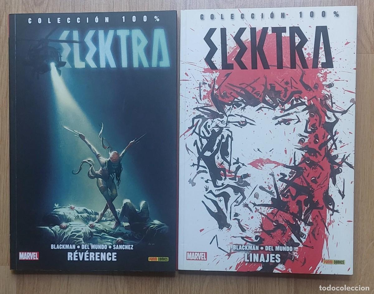 C&oacute;mics: ELEKTRA : COL. 100% MARVEL : COMPLETO 2 TOMOS - TOMO 1 : LINAJES Y TOMO 2 : REVERENCE