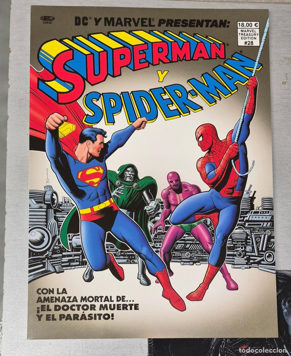 Superman y Spiderman: El Doctor Muerte y el Parasito / DC y Marvel - Panini