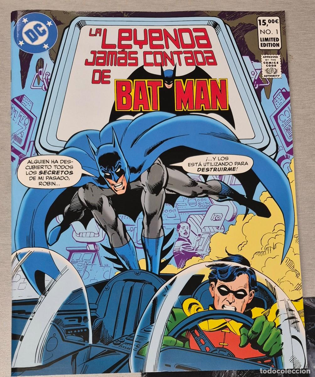 C&oacute;mics: LA LEYENDA JAMAS CONTADA DE BATMAN - LIMITED EDITION / DC Y MARVEL - PANINI