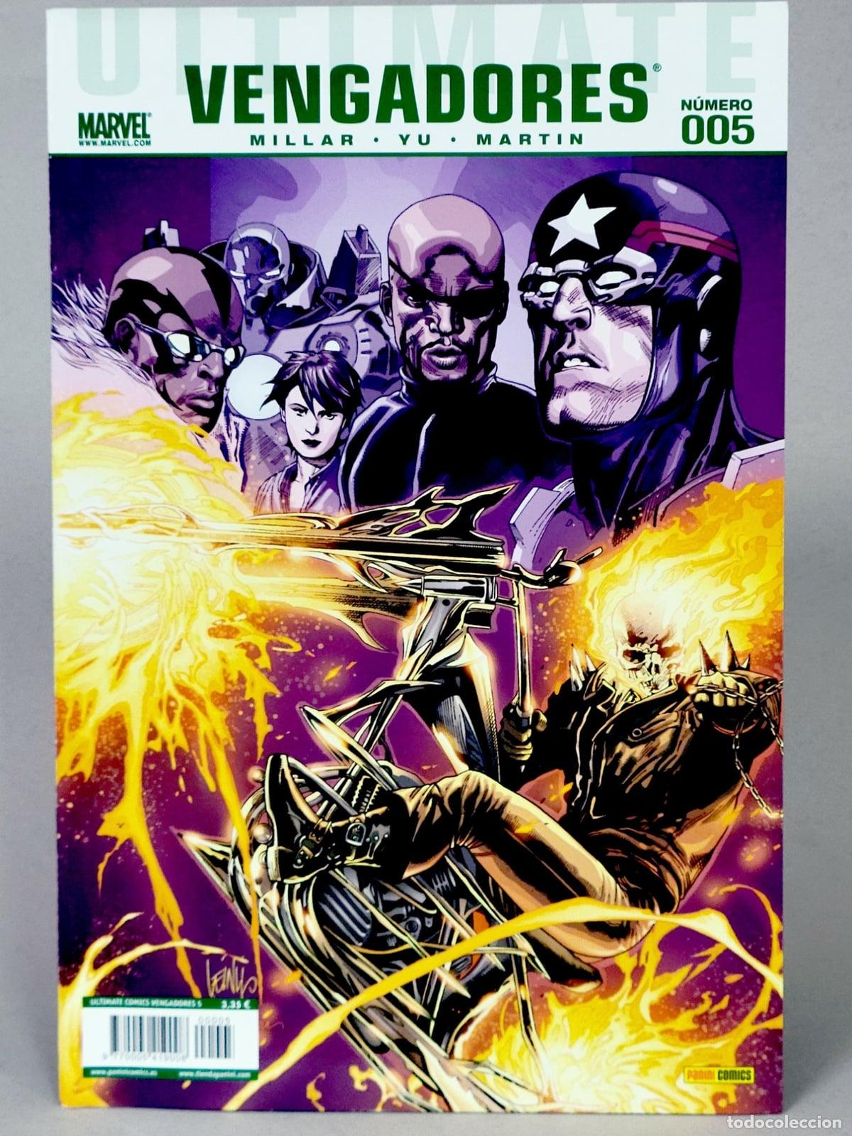 C&oacute;mics: C&Oacute;MIC ULTIMATE VENGADORES 5 PANINI MARVEL VOLUMEN DE KIOSCO - Foto 1