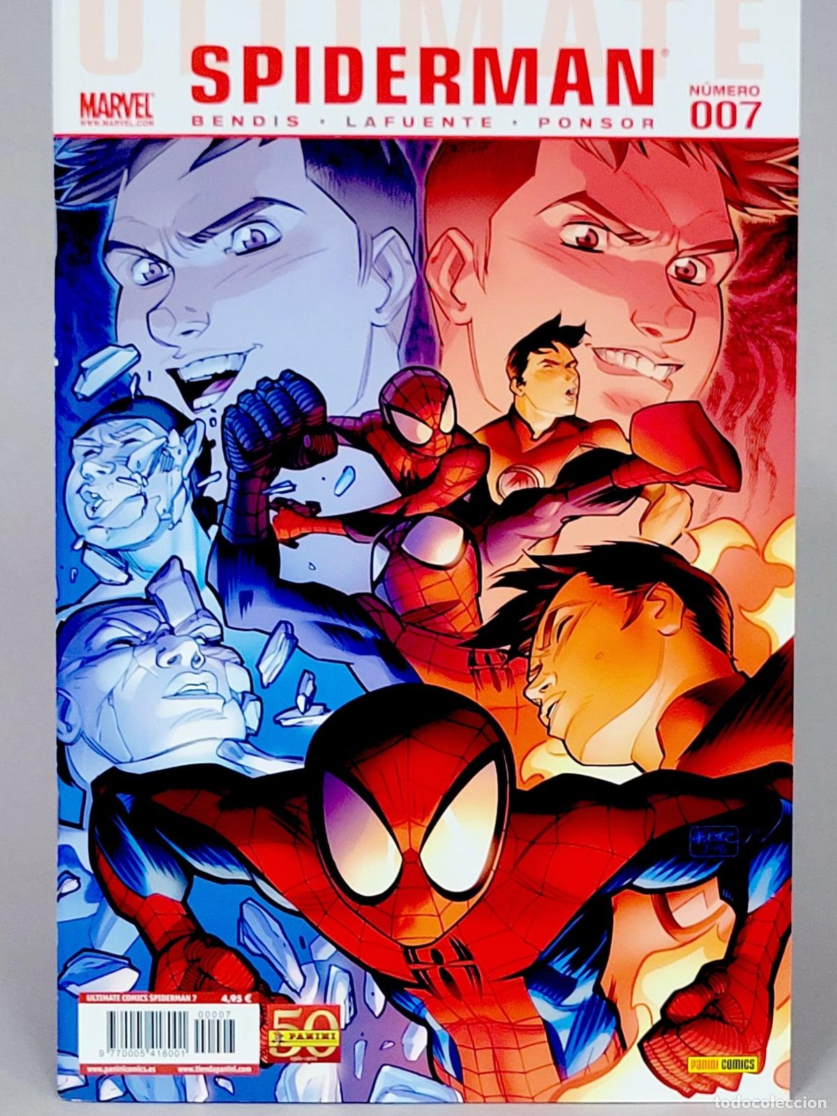 C&oacute;mics: C&Oacute;MIC ULTIMATE SPIDERMAN 7 PANINI MARVEL SPIDER-MAN DE KIOSCO
