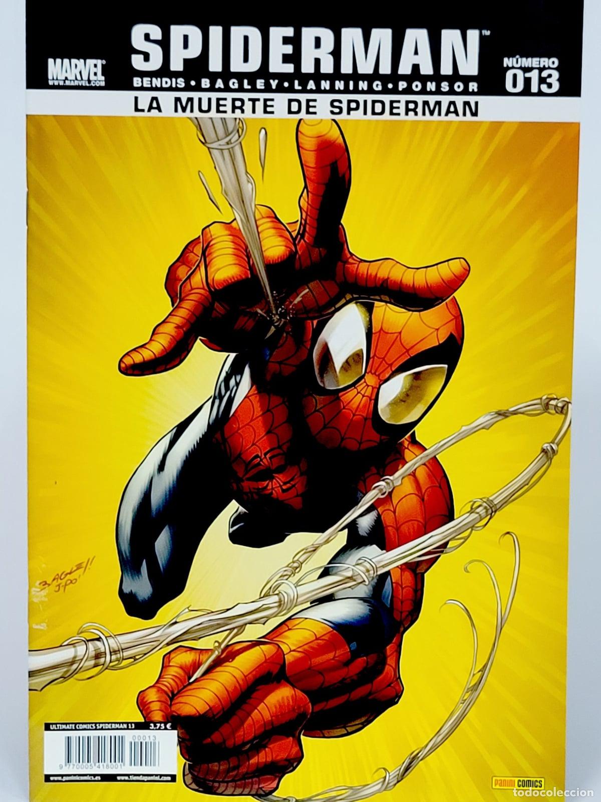 C&oacute;mics: C&Oacute;MIC SPIDERMAN 13 LA MUERTE PANINI MARVEL SPIDER-MAN DE KIOSCO