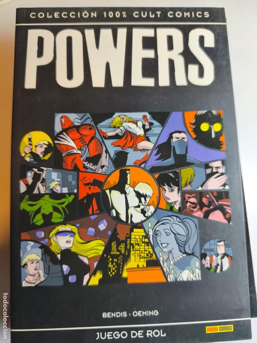 C&oacute;mics: POWERS. JUEGO DE ROL. PANINI. COLECCI&Oacute;N 100% COMICS.