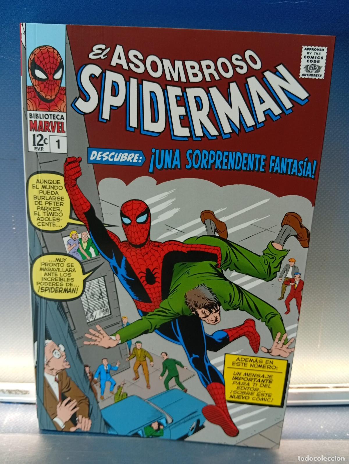 C&oacute;mics: El Asombroso Spiderman, Biblioteca Marvel, Panini Comics, 1