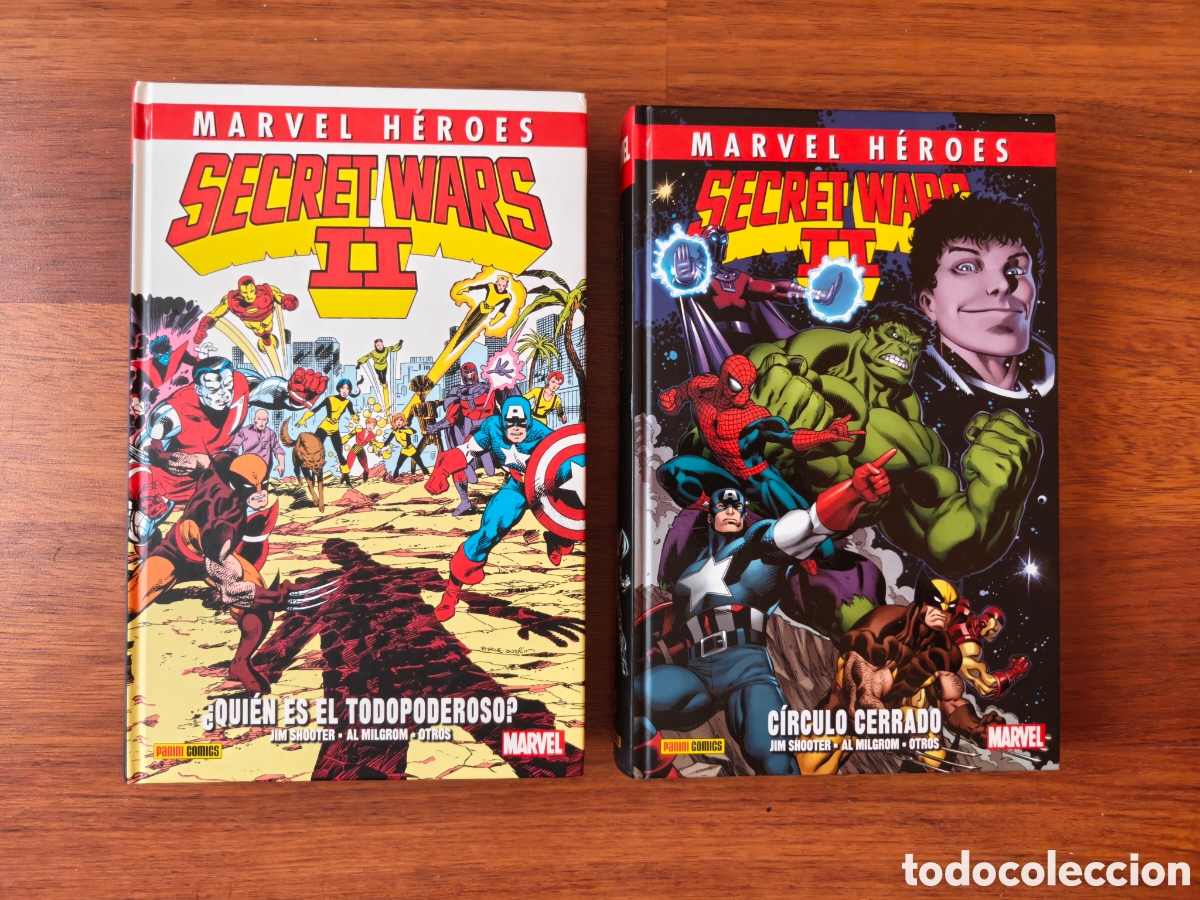 C&oacute;mics: Colecci&oacute;n completa Marvel H&eacute;roes Secret Wars 2. Qui&eacute;n es El todopoderoso? y C&iacute;rculo cerrado.
