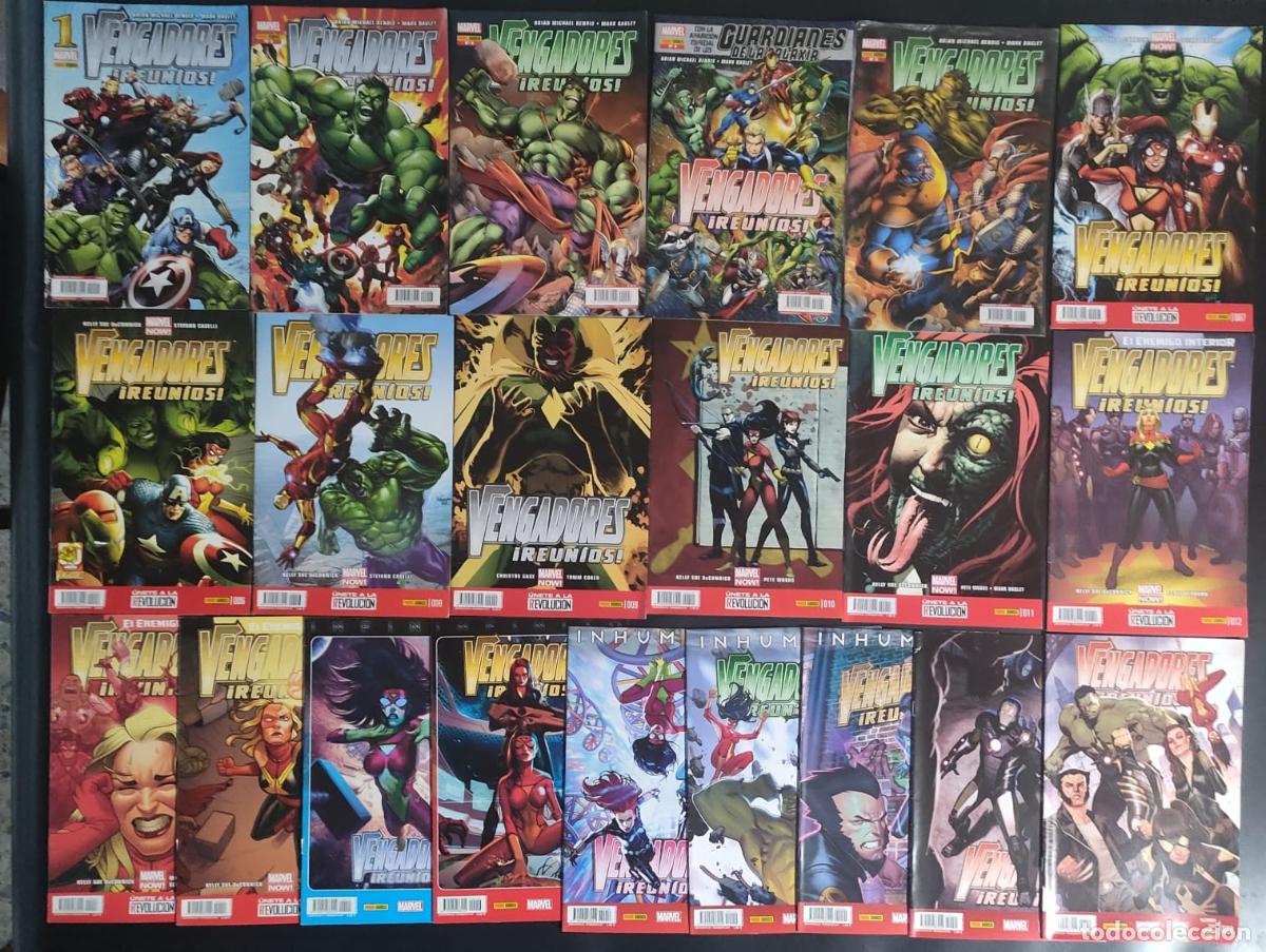 C&oacute;mics: VENGADORES REUNIOS DEL 1 AL 16, 18 AL 22 CASI COMPLETA
