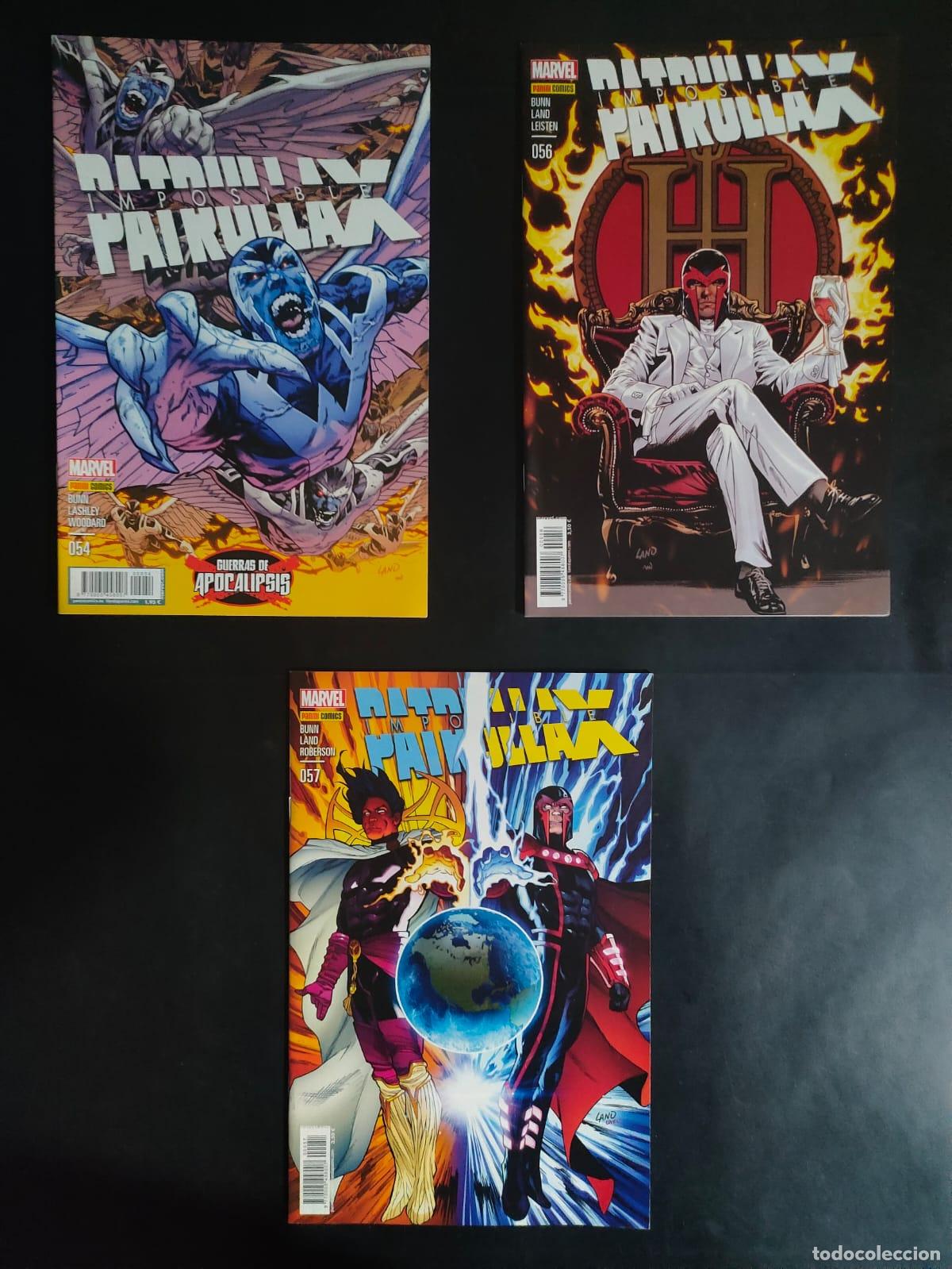 C&oacute;mics: IMPOSIBLE PATRULLA X NUMEROS 54,56,57