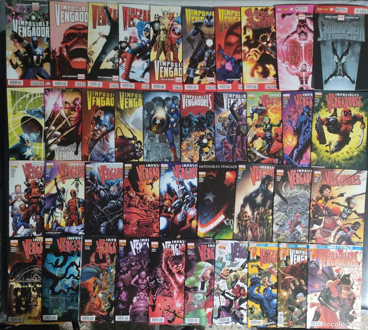 C&oacute;mics: IMPOSIBLES VENGADORES 1 AL 17,22,23,24,25,3637,38,39,42 AL 54,57 AL 61
