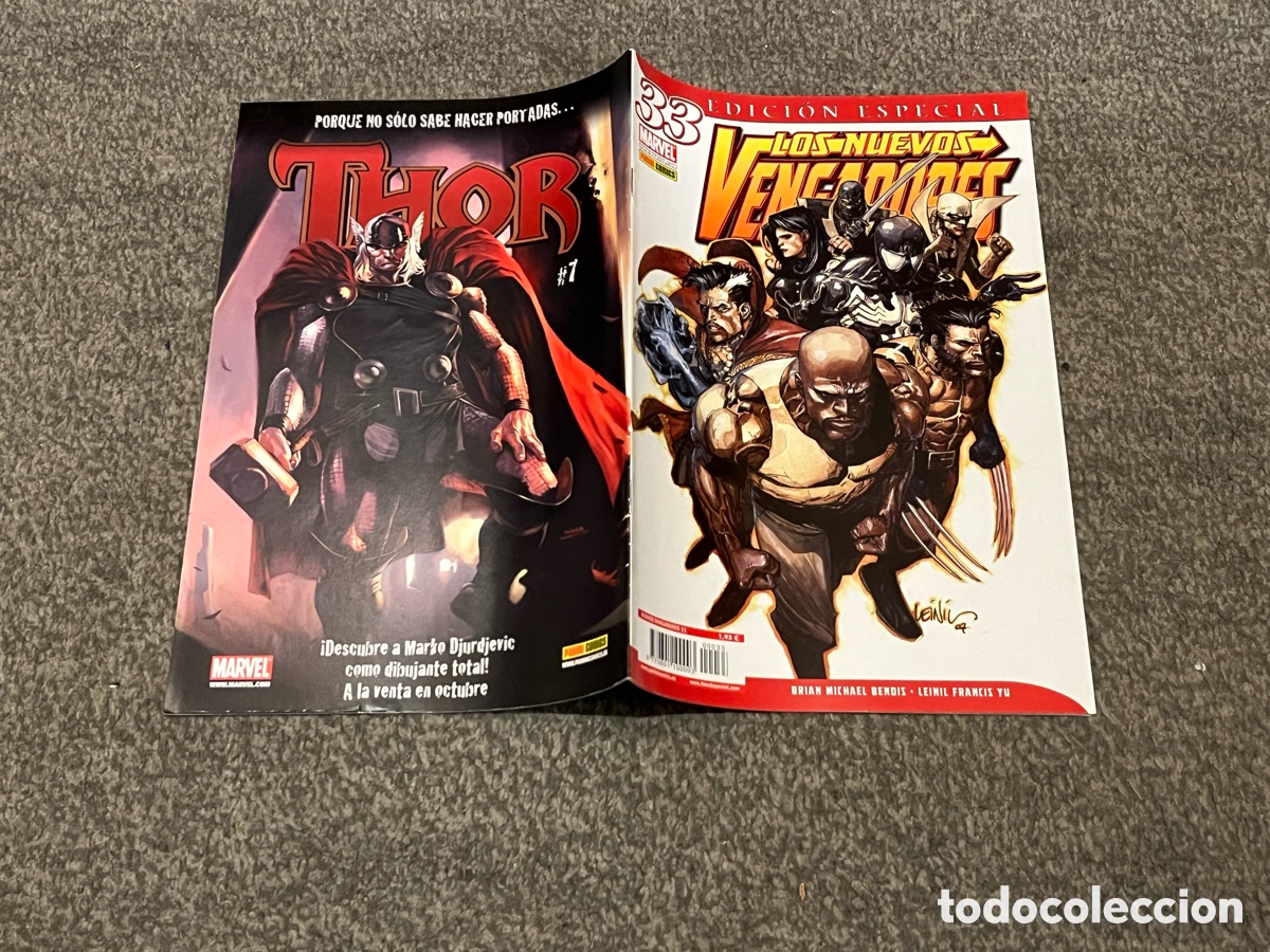 C&oacute;mics: LOS NUEVOS VENGADORES Edici&oacute;n Especial N&ordm; 33. Marvel. Panini Comics. Brian Michael Bendis, Leinil Yu