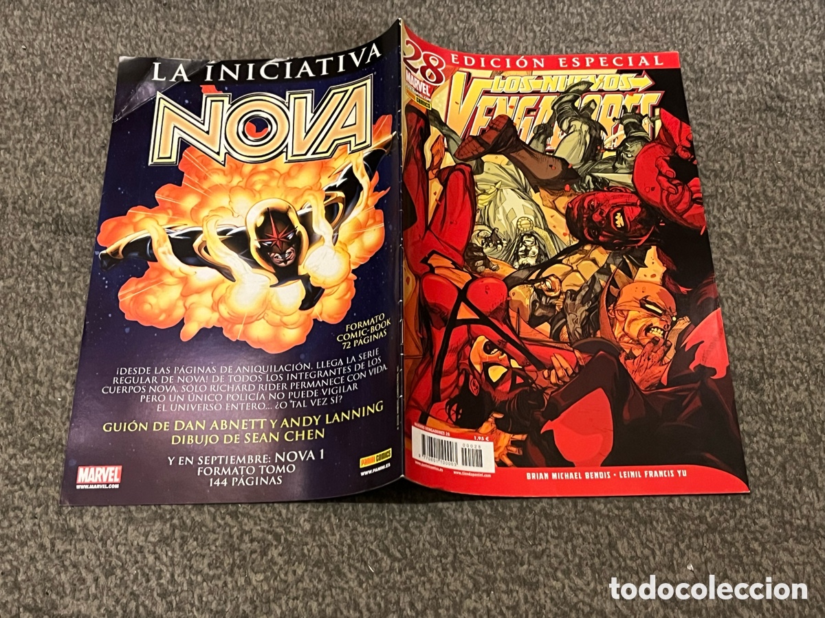 C&oacute;mics: LOS NUEVOS VENGADORES Edici&oacute;n Especial N&ordm; 28. Marvel. Panini Comics. Brian Michael Bendis, Leinil Yu