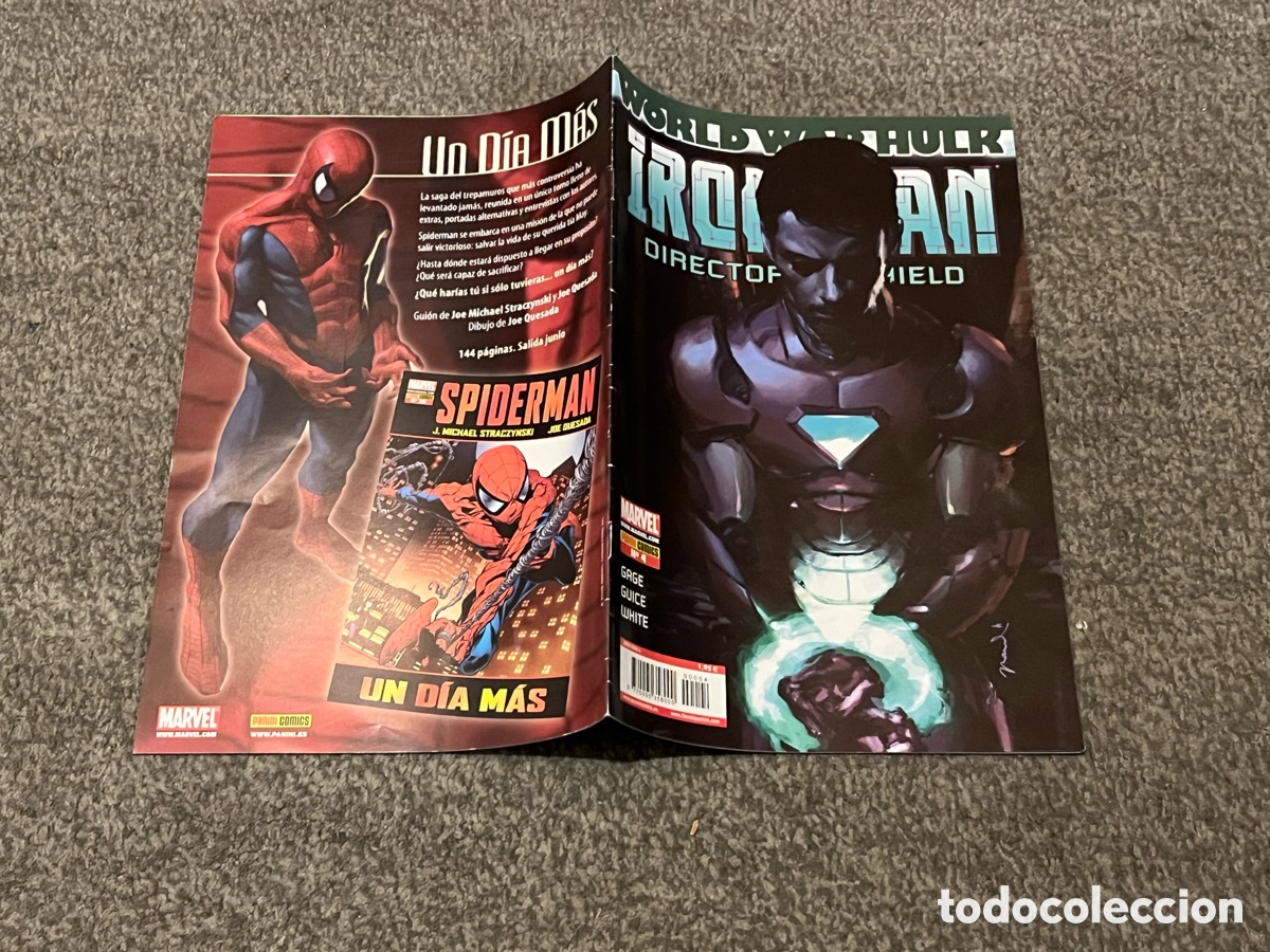 C&oacute;mics: IRON MAN: DIRECTOR DE SHIELD N&ordm; 4. WORLD WAR HULK. Marvel. Panini Comics. Gage, Guice, White