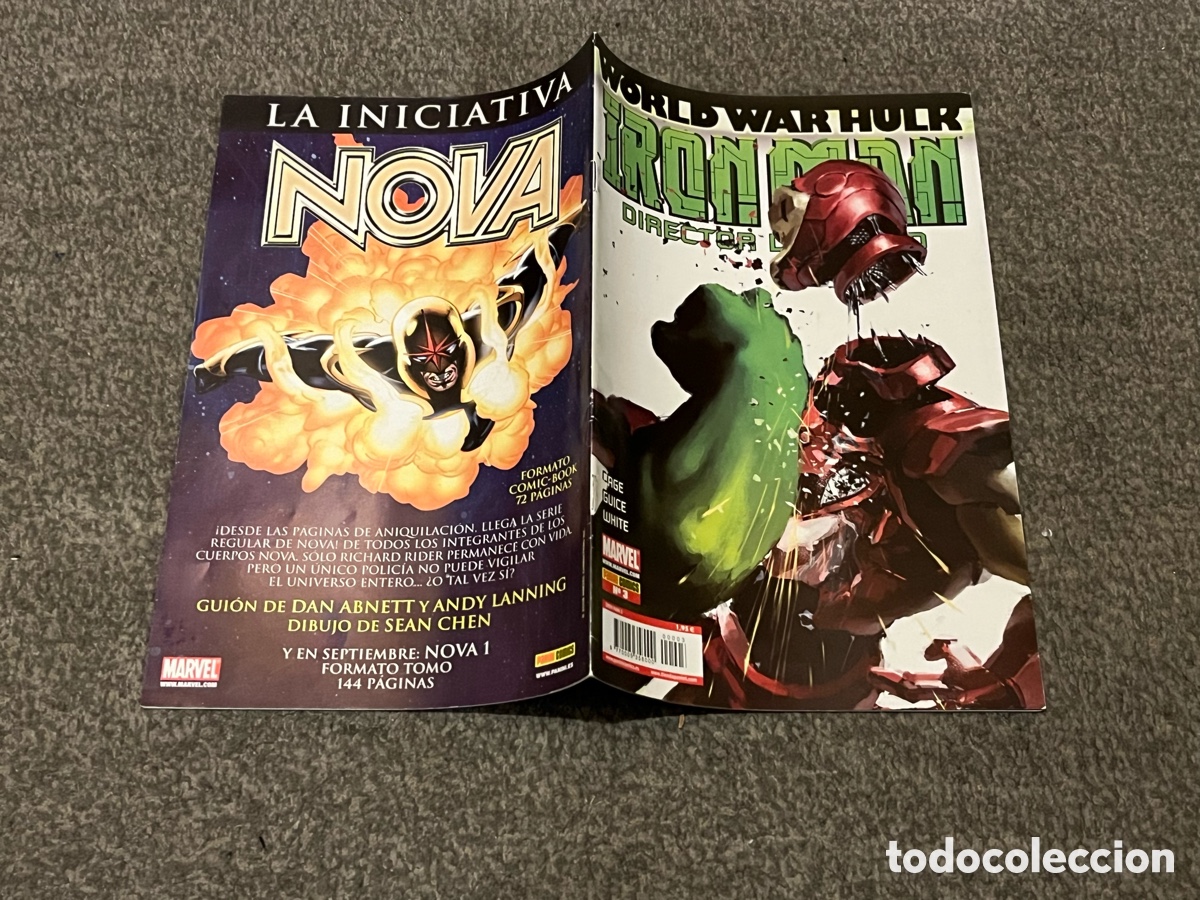 C&oacute;mics: IRON MAN: DIRECTOR DE SHIELD N&ordm; 3. WORLD WAR HULK. Marvel. Panini Comics. Gage, Guice, White