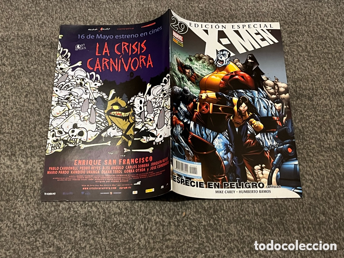 Comics: X-MEN Edici&oacute;n Especial N&ordm; 29. Especie en peligro (cap&iacute;tulo 9). Marvel. Panini Comics. Carey, Ramos