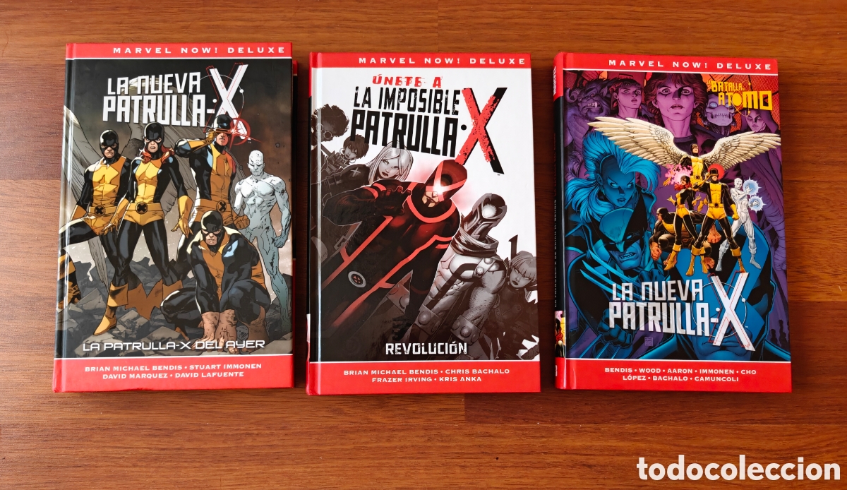 C&oacute;mics: Marvel now! Deluxe La Patrulla X de Brian Michael Bendis. Patrulla ayer Batalla &aacute;tomo Revoluci&oacute;n.