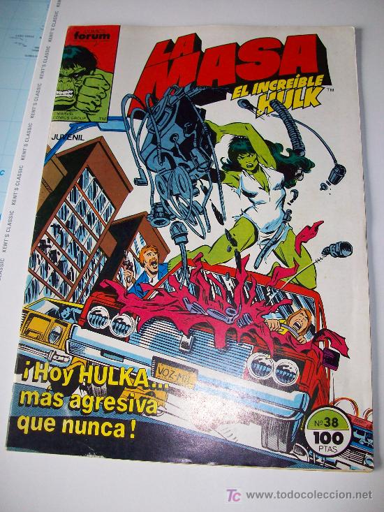 C&oacute;mics: Comics Forum (Planeta de Agostini):  LA MASA,   El Incre&iacute;ble HULK, n&ordm; 38 - Foto 1