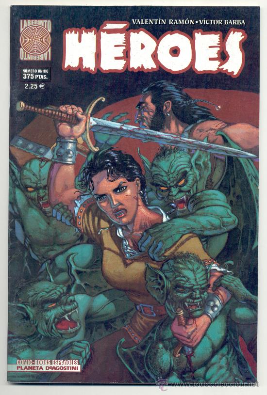 C&oacute;mics: H&Eacute;ROES - N&Uacute;MERO &Uacute;NICO - RAM&Oacute;N & BARBA - LABERINTO.