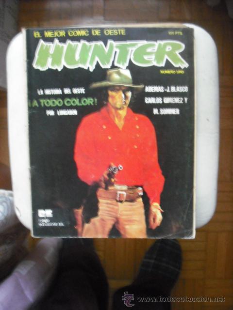C&oacute;mics: HUNTER EL MEJOR COMIC DE OESTE N&ordm; 1 RIEGO EDICIONES - Foto 1