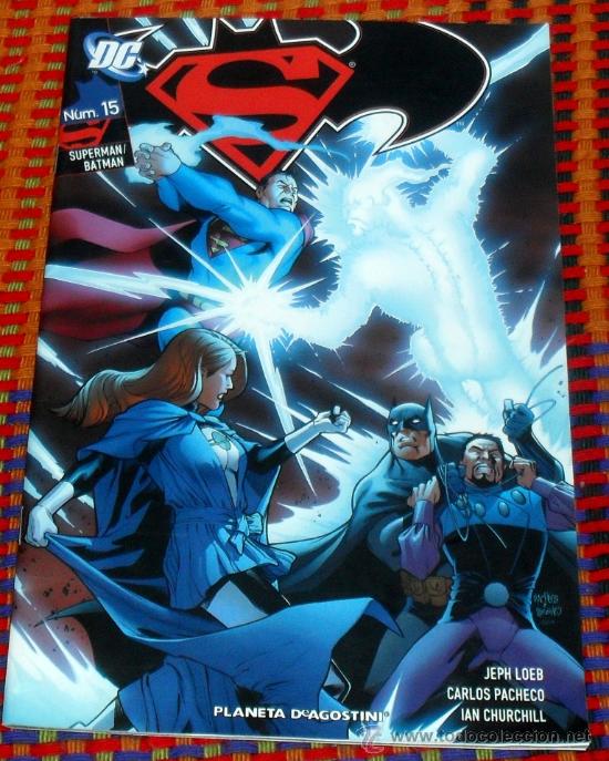 C&oacute;mics: SUPERMAN / BATMAN  N&ordm; 15. COMICS DC. PLANETA DE AGOSTINI. - Foto 1